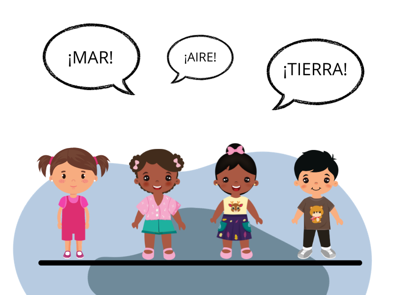 Juego de 'Tierra, aire y mar'